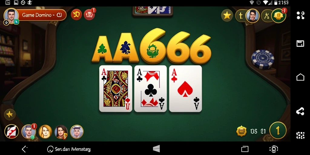 Tampilan menarik dari gameplay seru AA666 menjadikan permainan Domino lebih mengasyikkan.