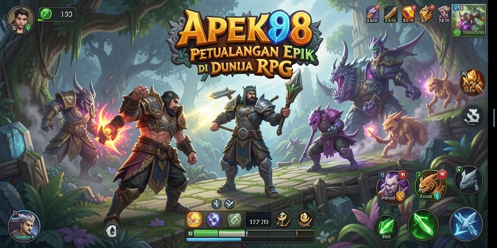 Gameplay APEK88 menampilkan petualangan seru di dunia RPG.