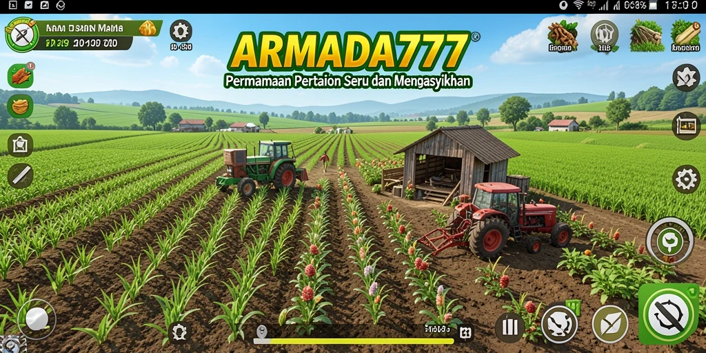 Tangkapan layar <strong>ARMADA777</strong> menampilkan aktivitas berkebun yang menyenangkan dan gameplay mengasyikkan.