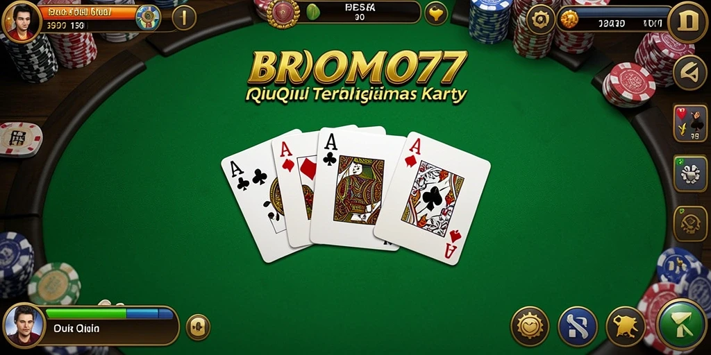 Tampilan gameplay QiuQiu yang mendebarkan di BROMO77.