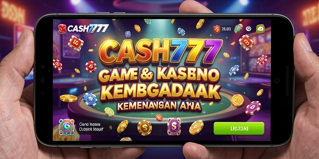 Tampilan menarik dan gameplay seru dalam CASH777.