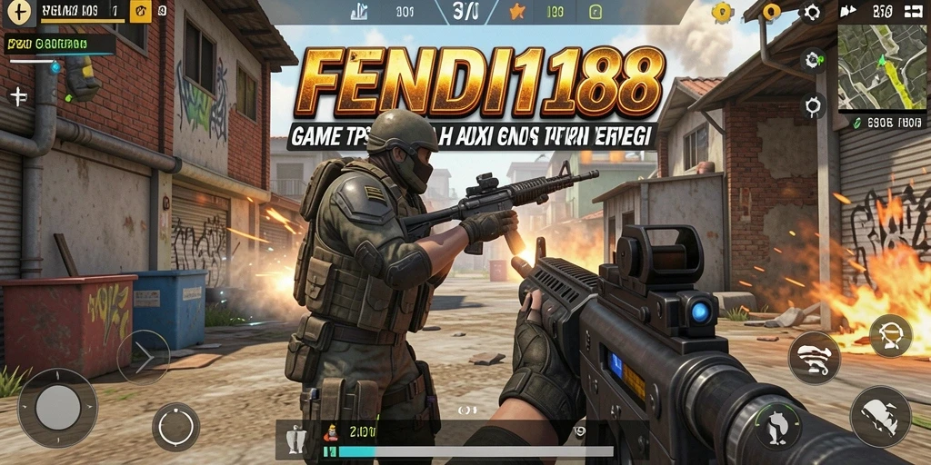 Screenshot gameplay <strong>FENDI188</strong> menampilkan aksi seru dalam TPS.