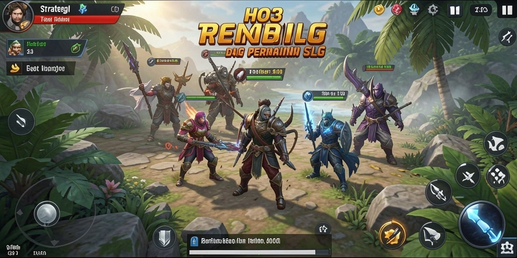 Screenshot gameplay HO3 yang menampilkan aksi pertempuran strategis.