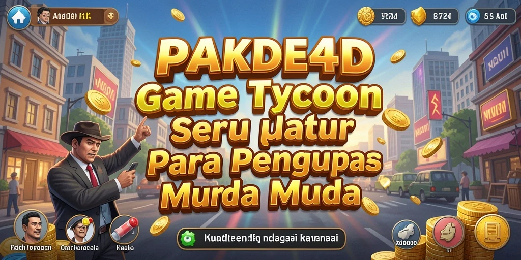 Gambaran dinamis gameplay Tycoon di PAKDE4D yang penuh tantangan.