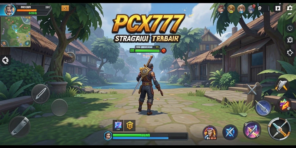 Tampilan gameplay strategis yang mendebarkan di PCX777.
