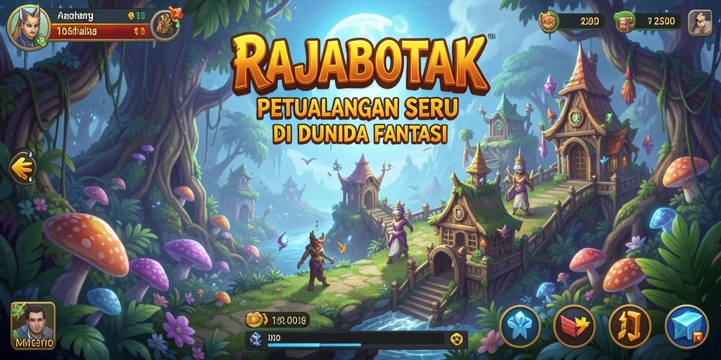 Tampilan gameplay seru dari RAJABOTAK yang penuh dengan tantangan.