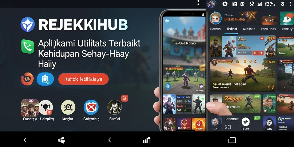 Tampilan antarmuka REJEKIHUB yang intuitif dan menarik.