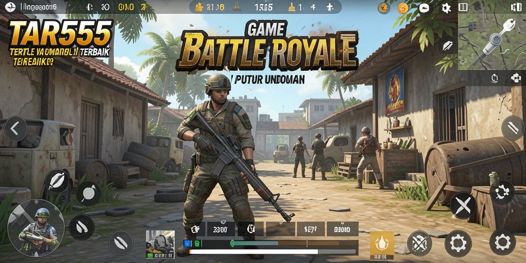Gameplay seru dari TAR555 dalam mode Battle Royale.
