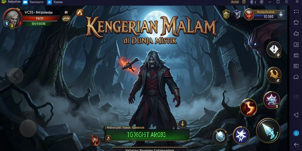 Gameplay VC55 menampilkan suasana mencekam dan menakutkan.