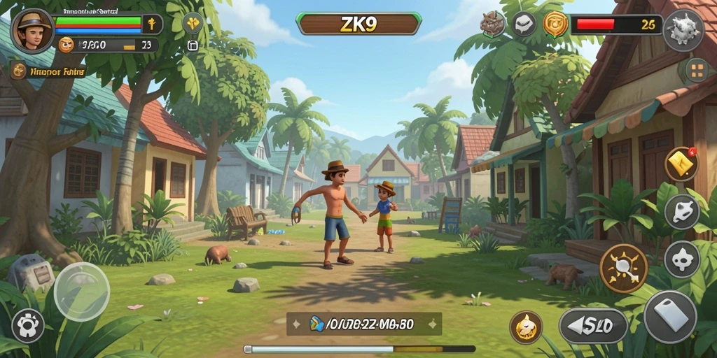 Gameplay ZK9 yang menyenangkan dan menantang.